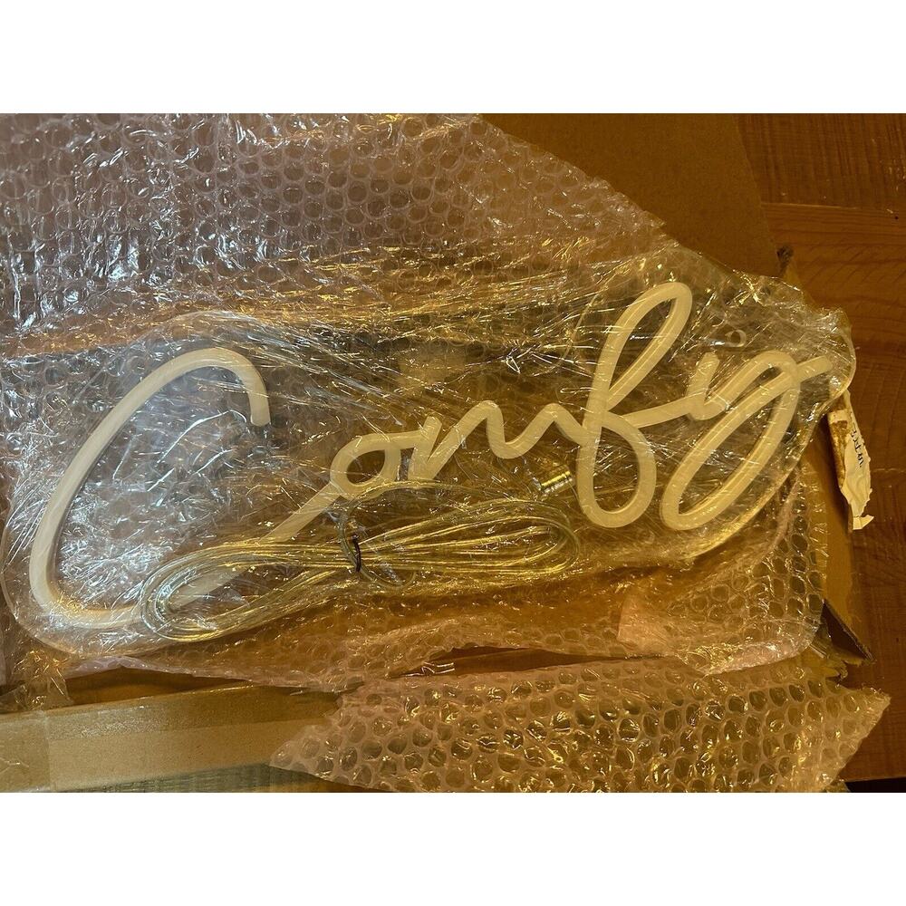 Comfy Neon Sign for Bedroom Wall Decor Powered by USB Neon Light